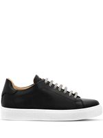 Philipp Plein baskets en cuir à lacets - Noir - thumbnail