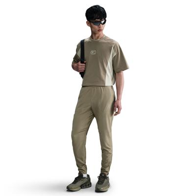 Nike Sportswear Air Trainingsbroek Olijfgroen Groen Neongeel