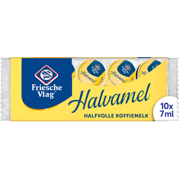 Friesche Vlag Halvamel Koffiemelk Multipack 10 x 7 ml bij Jumbo