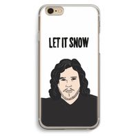 Let It Snow: iPhone 6 / 6S Transparant Hoesje
