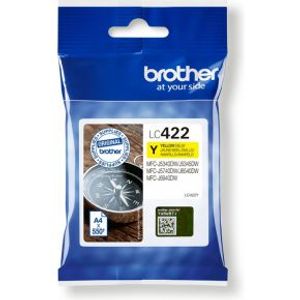Brother LC-422Y inktcartridge 1 stuk(s) Origineel Geel