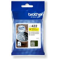 Brother LC-422Y inktcartridge 1 stuk(s) Origineel Geel
