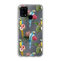 Kleurrijke papegaaien: Samsung Galaxy M31 Transparant Hoesje
