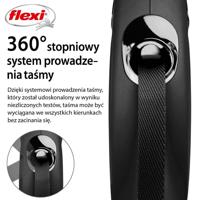 Flexi New CLASSIC 5 m Zwart Hond Intrekbare riem