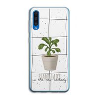 Kamerplant op vensterruit: Samsung Galaxy A50 Transparant Hoesje