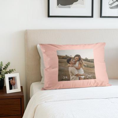Kussen bedrukken - Roze - 50 x 60 cm