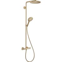 Hansgrohe Raindance Select Regendoucheset - thermostaat - hoofddouche 24cm - brushed bronze (brons) 27633140 - thumbnail