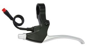 Saccon remgreepset lebk74a5p0s e-bike met remonderbreker zwart/zilver
