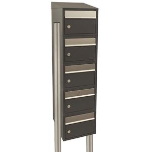 Stoer! Brickset 5-Hoog Met Dak Op Statief Antraciet - 40215065_1x5ds