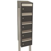 Stoer! Brickset 5-Hoog Met Dak Op Statief Antraciet - 40215065_1x5ds