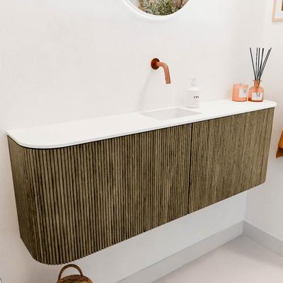 Toiletmeubel Mondiaz Joya | 123.2 cm | Meubelkleur Dusk | Faye wastafel Talc Midden | Zonder kraangat(en) Toiletmeubel Mondiaz Joya | 123.2 cm | Meubelkleur Dusk | Faye wastafel Talc Midden | Zonder kraangat(en)