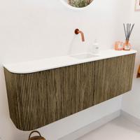 Toiletmeubel Mondiaz Joya | 123.2 cm | Meubelkleur Dusk | Faye wastafel Talc Midden | Zonder kraangat(en) Toiletmeubel Mondiaz Joya | 123.2 cm | Meubelkleur Dusk | Faye wastafel Talc Midden | Zonder kraangat(en)