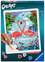 Ravensburger CreArt flamingo love