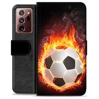 Samsung Galaxy Note20 Ultra Premium Portemonnee Hoesje - Voetbalvlam