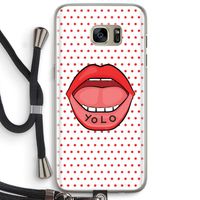 Yolo Denise: Samsung Galaxy S7 Edge Transparant Hoesje met koord