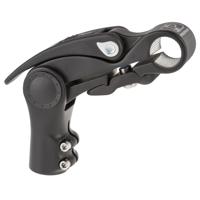 Promax Pro stuurpen verstelbaar met hevel 31,8 / 110 / 28,6 mm mat zwart