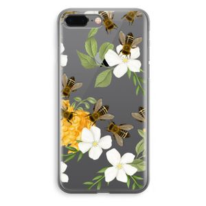 No flowers without bees: iPhone 8 Plus Transparant Hoesje