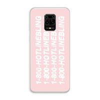 Hotline bling pink: Xiaomi Redmi Note 10 Lite Transparant Hoesje