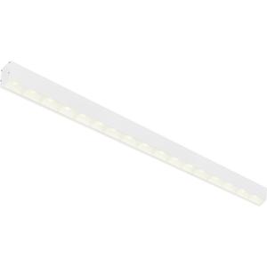 Lineaire LED Hanglamp - Lijnverlichting - Kozolux Tina - 40W 4600lm - Helder/Koud Wit 6500K - 120cm - Wit