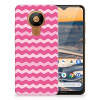 Nokia 5.3 TPU bumper Waves Pink