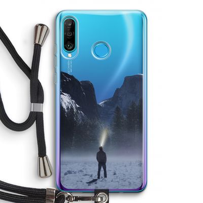 Wanderlust: Huawei P30 Lite Transparant Hoesje met koord