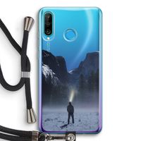Wanderlust: Huawei P30 Lite Transparant Hoesje met koord