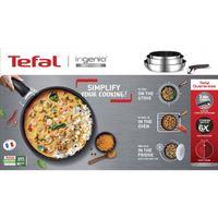 Tefal Ingenio Preference L9730402 koekenpan - 24 cm - roestvrijstaal - anti aanbaklaag - thumbnail