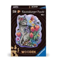 Ravensburger houten puzzel 150 stukjes de grandprix van Monaco - thumbnail
