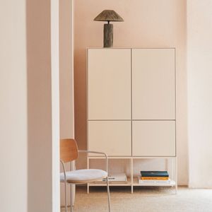 Kave Home Opbergkast 'Vedrana' 160 x 98cm, kleur Wit