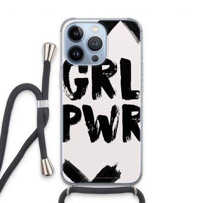 Girl Power #2: iPhone 13 Pro Transparant Hoesje met koord