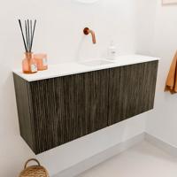 Toiletmeubel Mondiaz Joya | 100 cm | Meubelkleur Shadow | Faye wastafel Talc Midden | Zonder kraangat(en) Toiletmeubel Mondiaz Joya | 100 cm | Meubelkleur Shadow | Faye wastafel Talc Midden | Zonder kraangat(en)