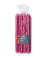 HEMA Lange Huishoudkaarsen Ø2.2x29 - 12 Stuks Roze (roze)