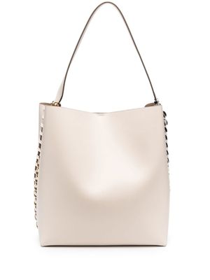 Stella McCartney sac à main Frayme à détail de chaîne - Tons neutres