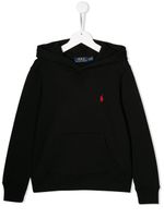 Ralph Lauren Kids sweat à capuche à logo brodé - Noir - thumbnail