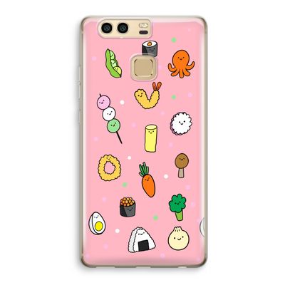 Happy bento friends: Huawei P9 Transparant Hoesje