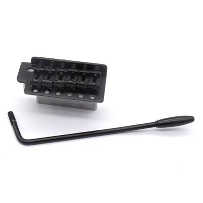 AxLabs KD2BG1001SB 6-Schroefs Strat Tremolo met Block Saddles (incl. Tremolo-arm) - Satin Black