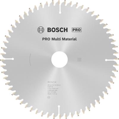Bosch Accessoires Cirkelzaagblad Multi Material 216 x 30 x 2,5 mm, 60 1st - 2608640446