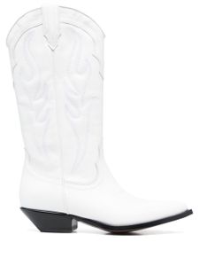 Sonora bottines d'inspiration western Santa Fe - Blanc