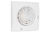Badkamerventilator wit 97 m³ aansluitmaat 100mm Silencio 100 ook voor toilet