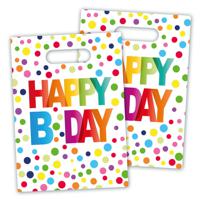 Folat BV Uitdeelzakjes Happy Birthday Confetti, 8st. - thumbnail