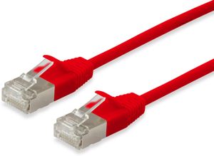 Equip Patchkabel Cat6A S/FTP 2xRJ45 1.00m rot (SSTP) Slim