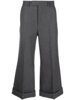 Gucci pantalon court en laine - Gris - thumbnail