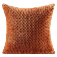2e Halve Prijs Leen Bakker - Woonkussen Ilona - Caramel - 60x60 Cm - Polyester - Bruin