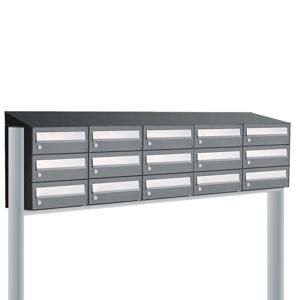 Allux Hive Set 5-Breed, 3-Hoog Met Dak Op Statief Antraciet - 40030065_5x3ds
