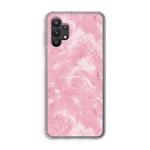 Abstract Painting Pink: Samsung Galaxy A32 5G Transparant Hoesje