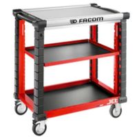 Facom Jet Werkplaatswagen 3 Planken M4 Rood - JET.UC3SM4A - JET.UC3SM4A