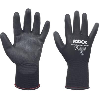 Kixx handschoen bouncing black maat 7