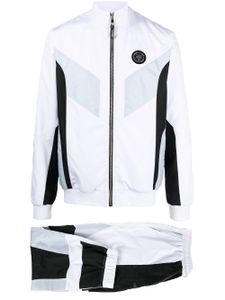 Plein Sport survêtement à design colour block - Blanc