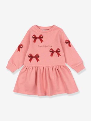 Uitlopende sweaterjurk rozen Uitlopende sweaterjurk rozen