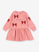 Uitlopende sweaterjurk rozen